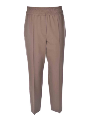 Brunello Cucinelli Cropped Straight Leg Pants