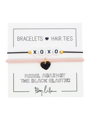 By Lilla "xoxo" Hair Tie Bracelet