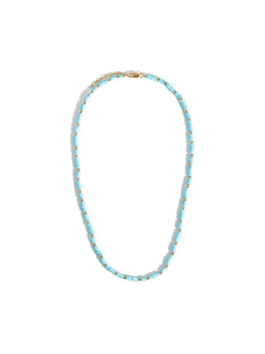 Long Beaded Stack Necklace