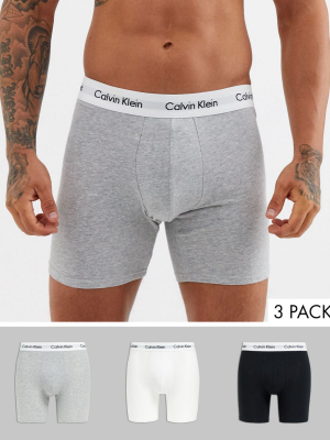 Calvin Klein Cotton 3 Pack Boxer Briefs