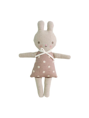 Linen Bonnie Bunny - Mauve Spot