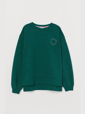 Embroidery-detail Sweatshirt