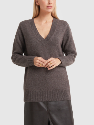 V-neck Boyfriend Sweater