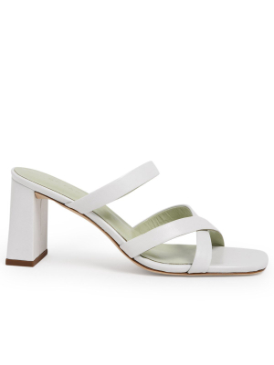 By Far Lenny Slip On Heeled Sandals