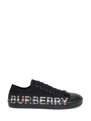 Burberry Vintage Check Logo Print Sneakers