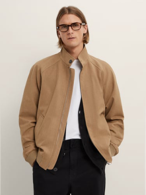 Textured Jacket With Pockets