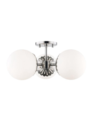 Polished Nickel Paige Sconce