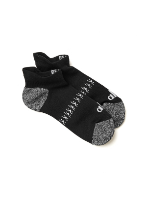 Women's Performance Tab Sock - Black/white