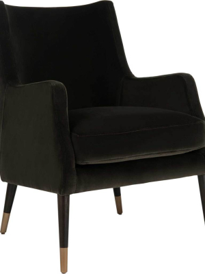 Siena Velvet Arm Chair Giotto Shale