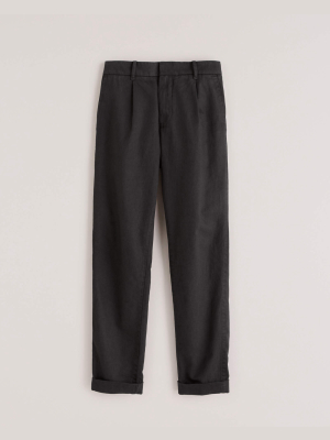 Pleated Skinny Chinos