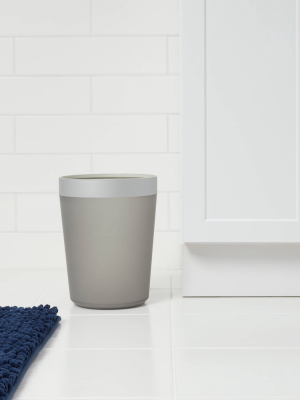 Wastebasket Gray - Room Essentials™