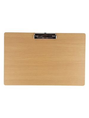 Landscape Clipboard With Low Profile Clip - Horizontal Hardboard Clip Boards Paper Holders For Classroom And Office, 17 X 11 Inches