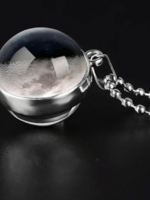 First Quarter Moon Necklace