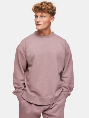 Lilac Wash Oversized Sweatshirt