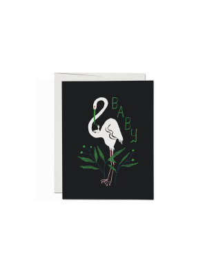 Egrets Baby Card