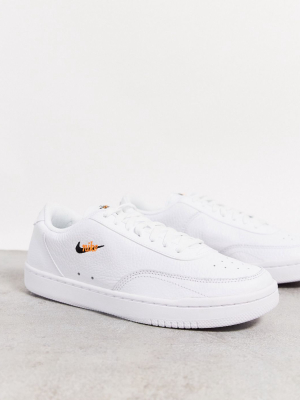 Nike Court Vintage Sneakers In White
