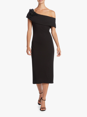 Off Shoulder Sheath Gown