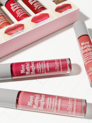 Meet Matte Hughes® Vol. 12 -- Set Of 6 Mini Long-lasting Liquid Lipsticks