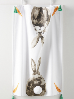 Bunny Hop Dish Towel