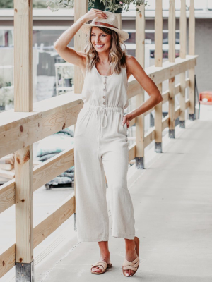 Bridget Button Jumpsuit