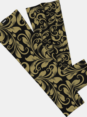 Baroque Black Old Gold Arm Sleeve