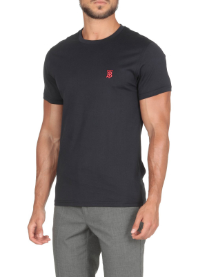 Burberry Embroidered Logo T-shirt