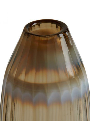 Pietro Vase Amber Smoke Two Sizes