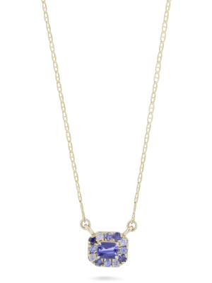 Floating Sapphire Necklace