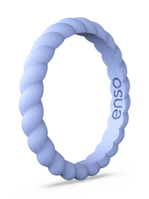 Braided Stackable Silicone Ring - Ocean Breeze