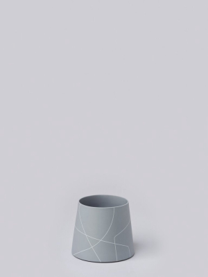 Middle Kingdom Small Wide Porcelain Cone - Ash