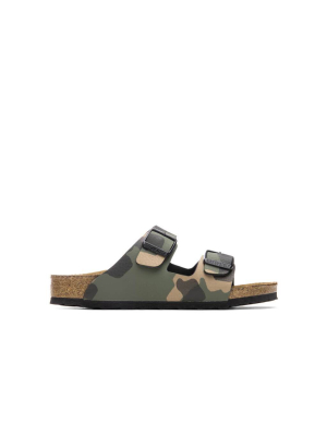 Birkenstock Kids Arizona Birko Flor - Desert Soil Khaki