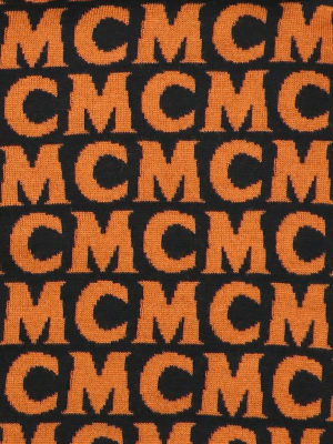 Mcm Logo Scarf Set