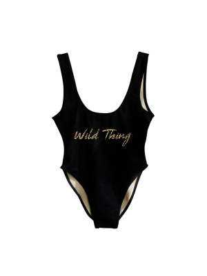 Wild Thing W/ Cheetah Text [swimsuit]