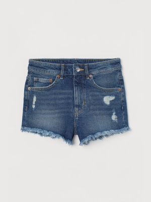 Denim Shorts High Waist