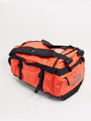 The North Face Base Camp Small Duffel Bag In Orange