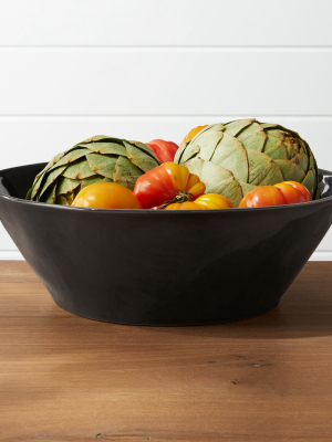 Marin Dark Grey Large Serving Bowl