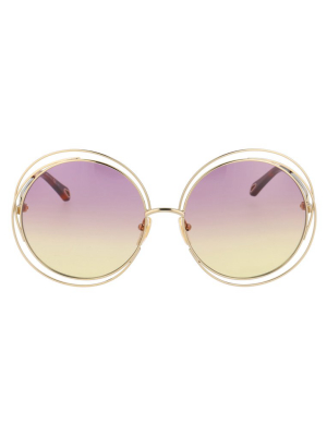 Chloé Eyewear Round Frame Sunglasses