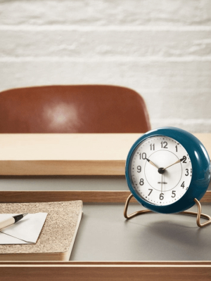 Arne Jacobsen Station Alarm Clock, Assorted Colors