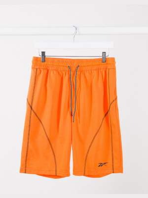 Reebok Training Shorts In Orange