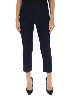 Alexander Mcqueen Cigarette Cropped Trousers