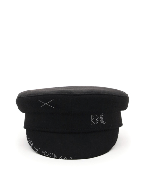 Ruslan Baginskiy Logo-embellished Baker Boy Hat