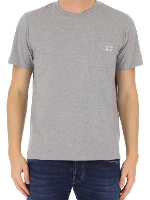 A.p.c. Patch-pocket Detailed T-shirt