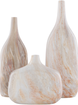 Marble Vase Set In Various Colors