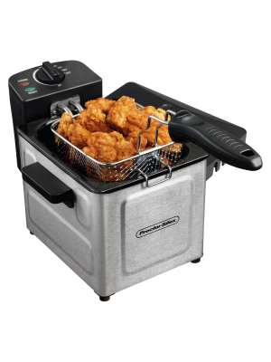 Proctor Silex 1.6qt Professional Deep Fryer - Stainless Steel 35041