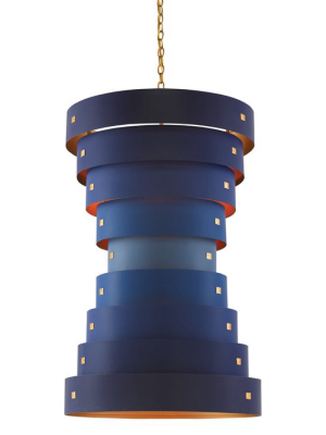 Graduation Chandelier In Blue