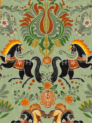 The Folk Parade Wallpaper