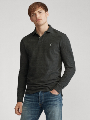 Mesh Long-sleeve Polo Shirt – All Fits