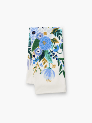 Rifle Paper Co. Garden Party Blue Tea Towel