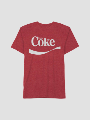 Men's Coca-cola Short Sleeve Graphic T-shirt - Red