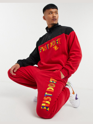 Nike Re-issue Jdi Sweatpants In Red